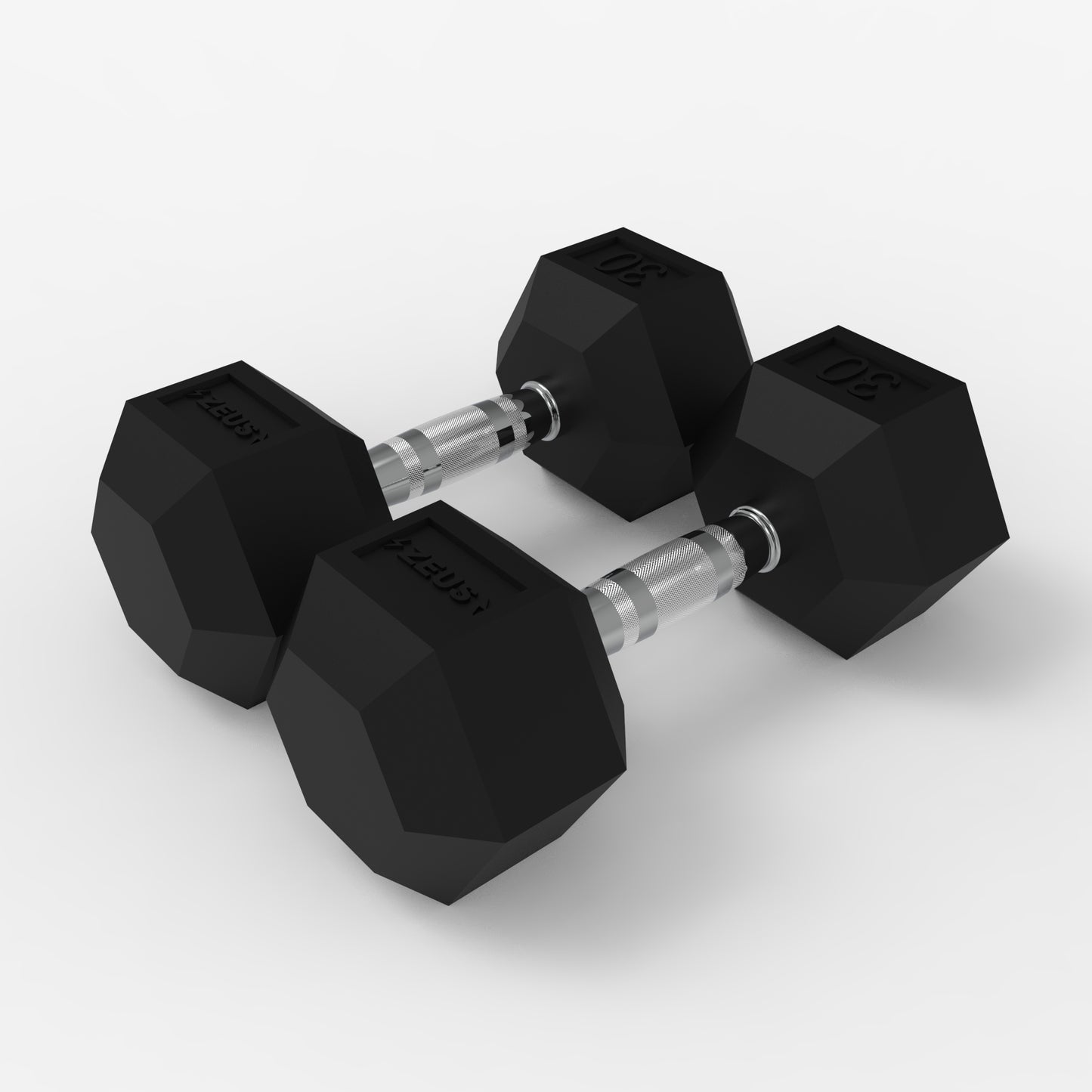 Zeus Hex Dumbbell 30lbs Pair
