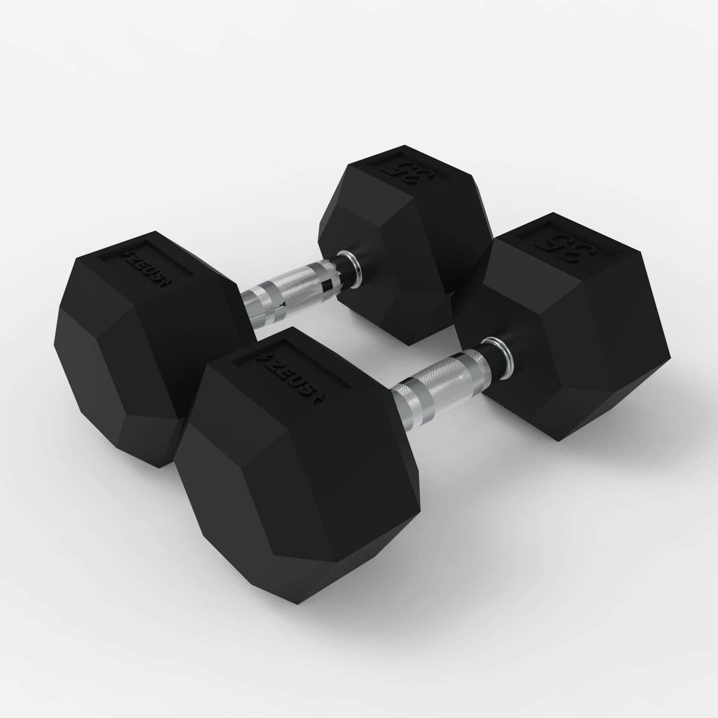Zeus Hex Dumbbell 35lbs Pair