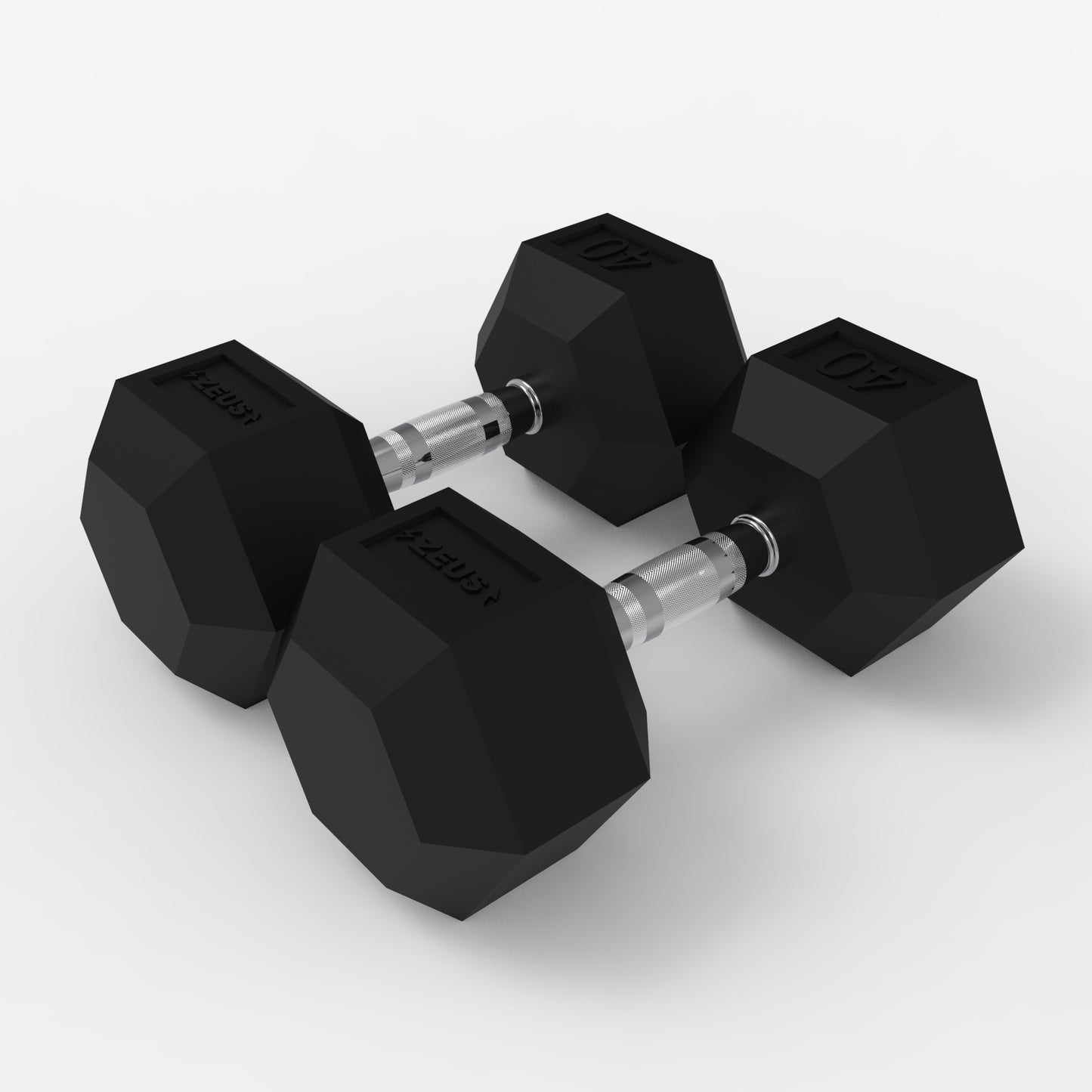 Zeus Hex Dumbbell 40lbs Pair