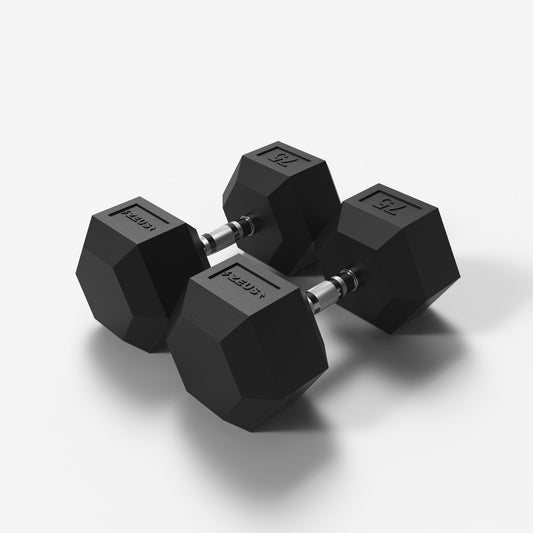 Zeus Hex Dumbbell 75 lb Pair