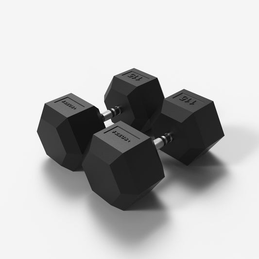 Zeus Hex Dumbbell 115 lb Pair