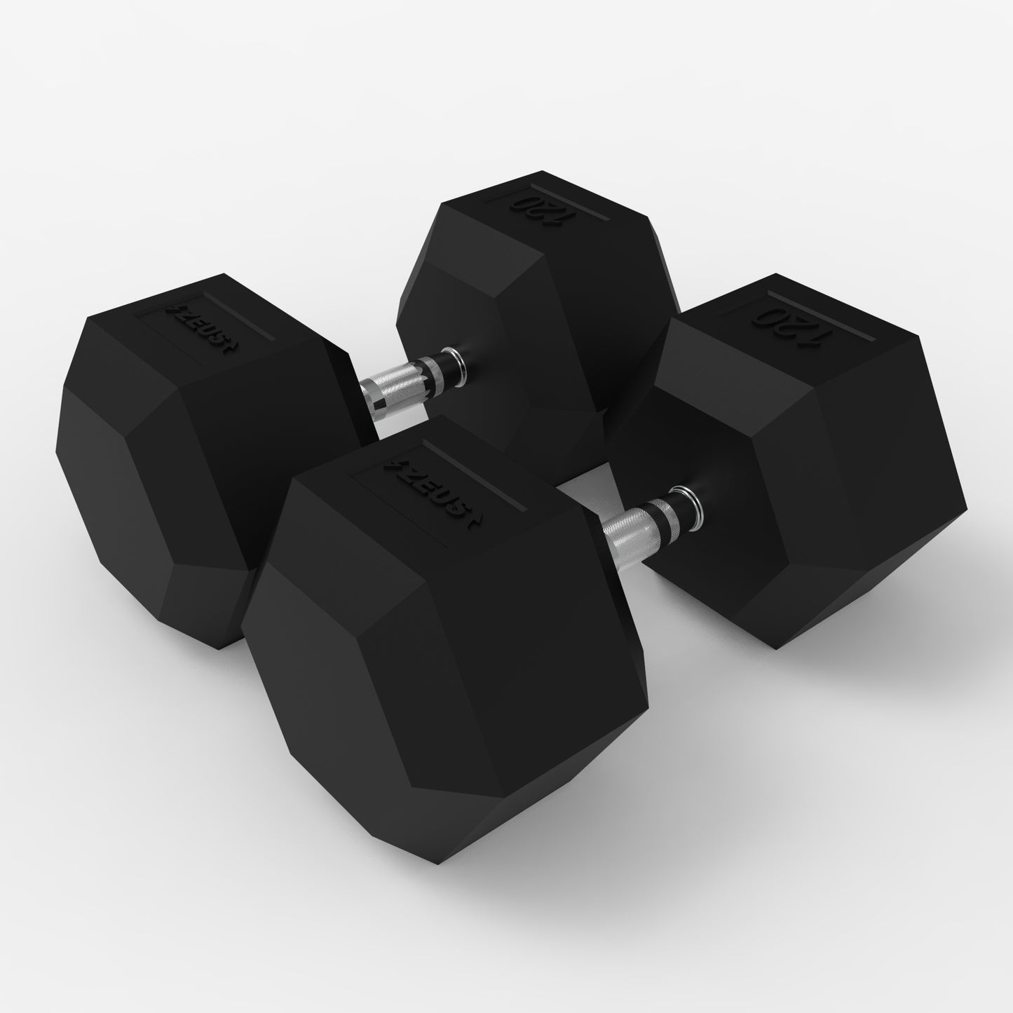 Zeus Hex Dumbbell 120lbs Pair