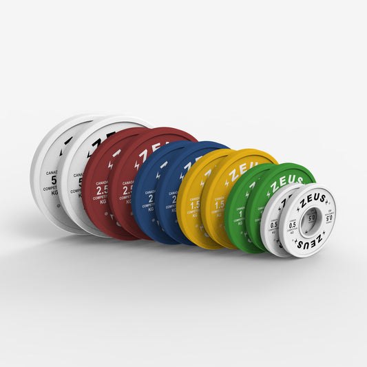 Zeus Package, Competition Change Plates, 25 kg