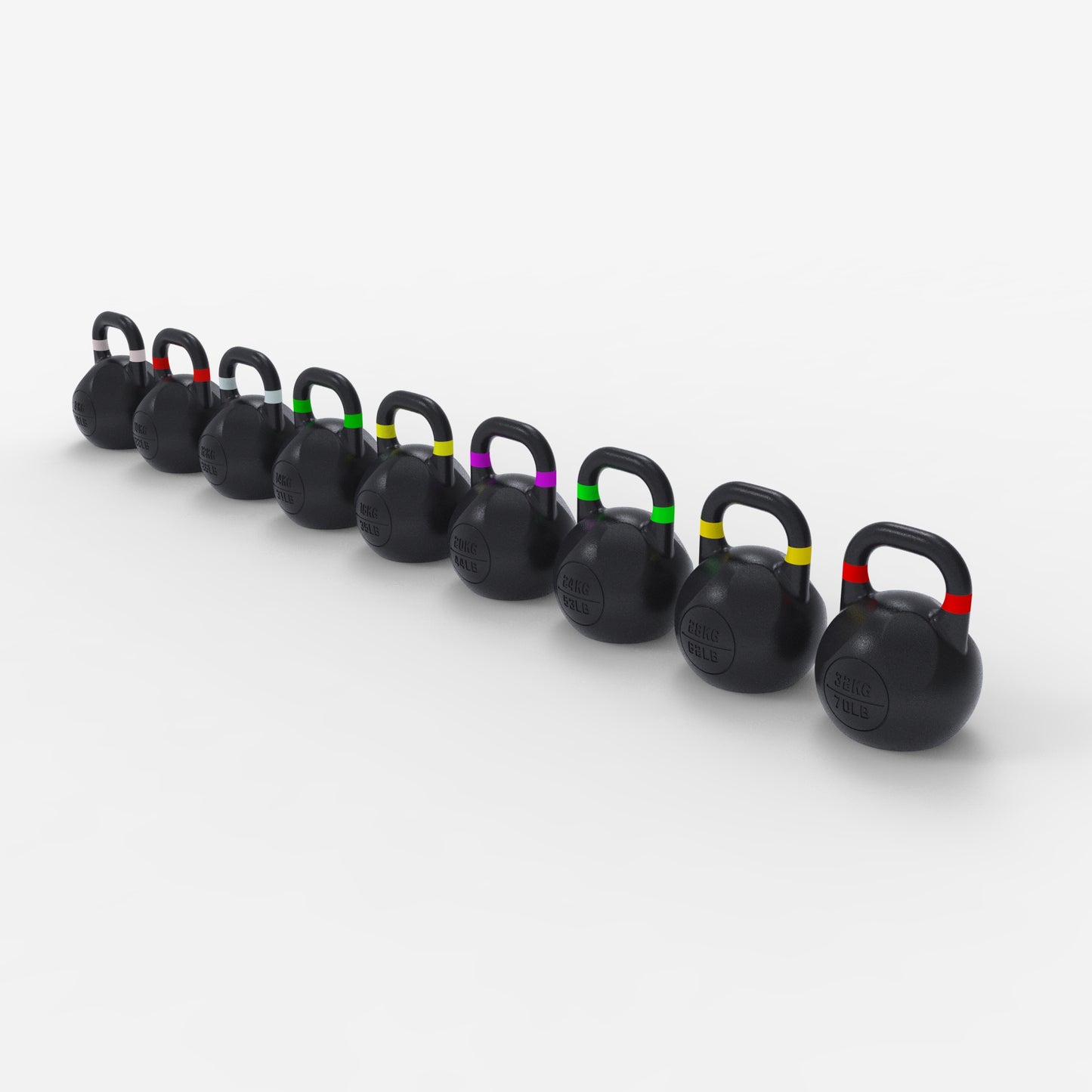 Zeus Competition Kettlebell Package, 164 kg