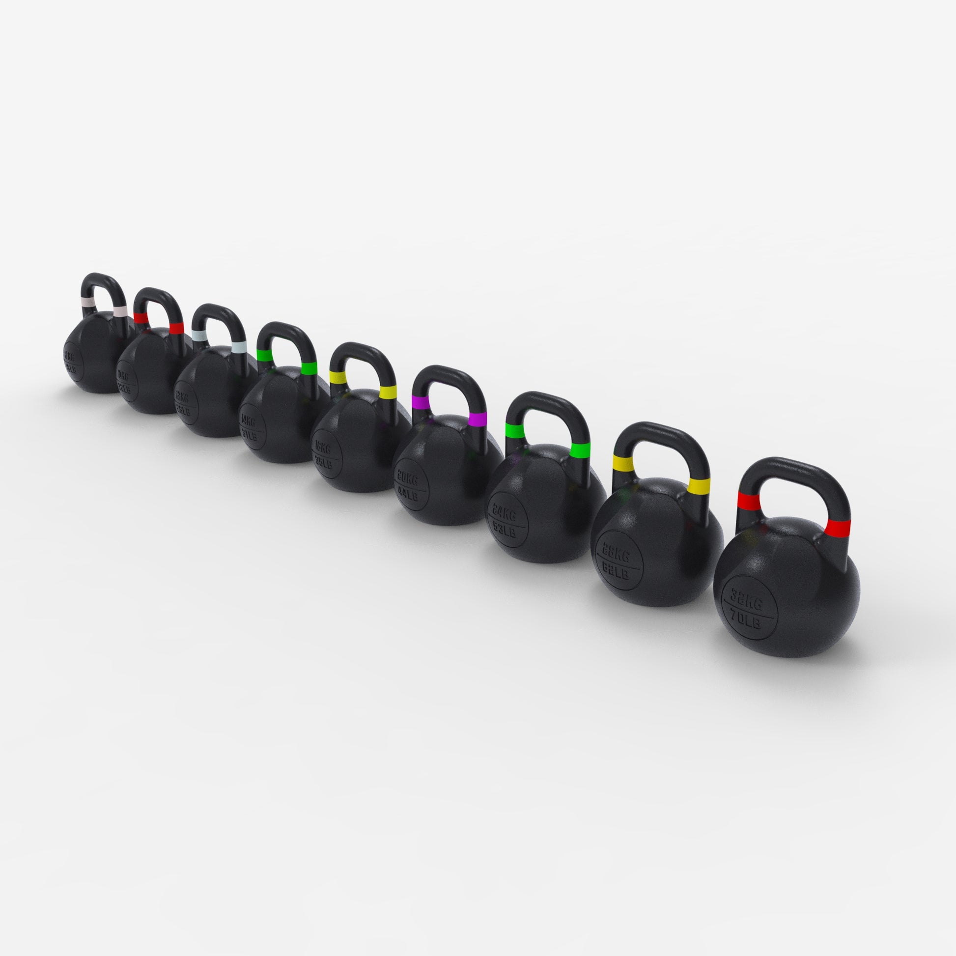 Zeus Competition Kettlebell Package, 164 kg