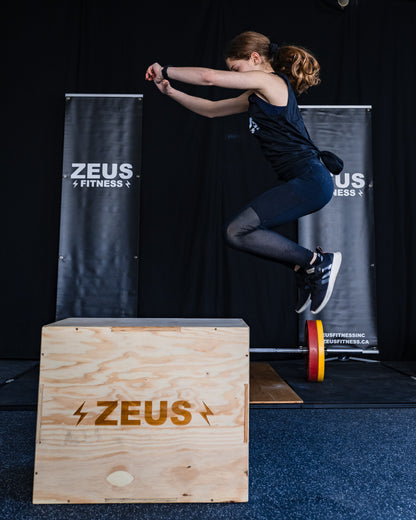 Zeus Lightning 3-in-1 Wooden Plyo Box - 30/24/20" — view 2 of 4