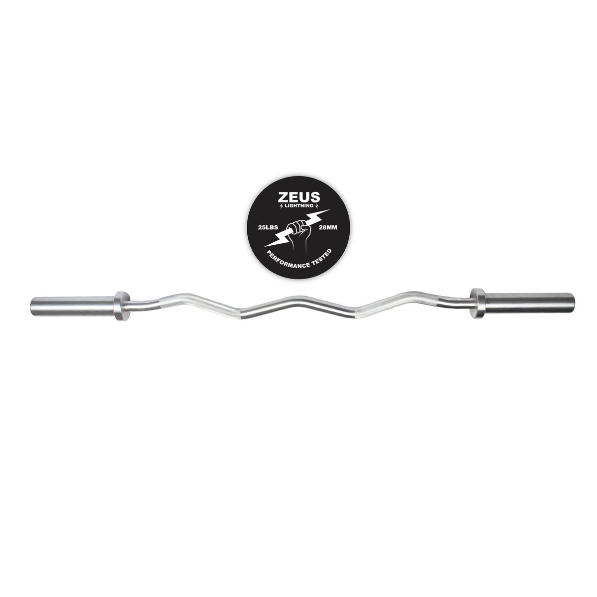 Zeus Lightning EZ Curl Barbell — view 1 of 2