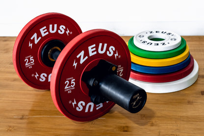 Zeus Lightning Loadable Dumbbell - Fully Loaded Package 35 lb — view 3 of 5